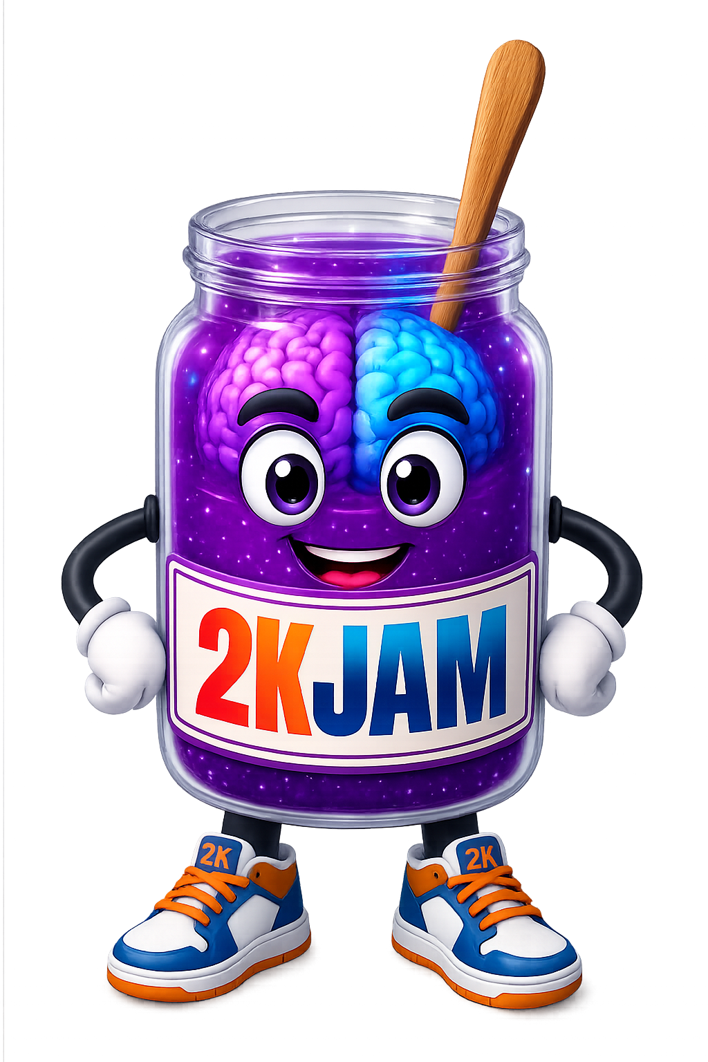 2kjam colorful technology mascot